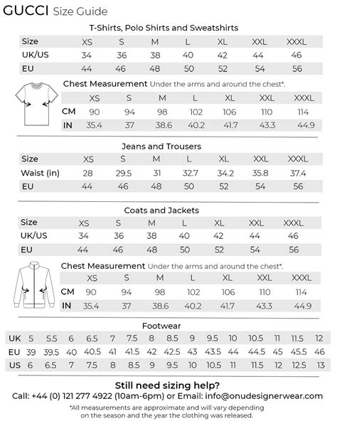 off white tee size to gucci size|Gucci size chart uk.